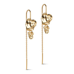 Enamel Copenhagen Drop Earrings Kim - Gold