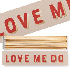 Archivist Safety Matches - Love Me Do