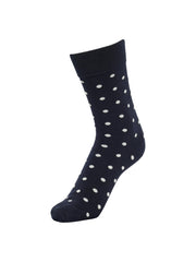 Selected Homme Steven Organic Socks - Mini Dot/Sky Captain