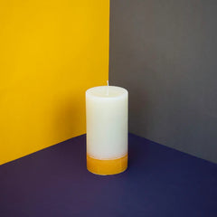 The Recycled Candle Company - Ginger and Lime Pillar Candle