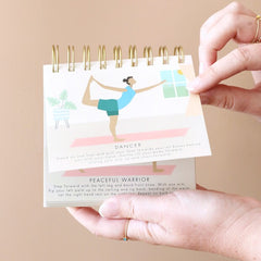 Lisa Angel Daily Yoga Poses Desktop Flip Chart