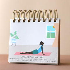 Lisa Angel Daily Yoga Poses Desktop Flip Chart