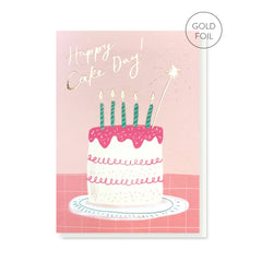 Stormy Knight Cake Day Card