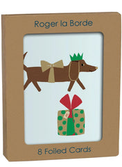 Roger La Borde 8 Foiled Petite Cards - Pooch Perfection