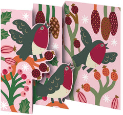 Roger La Borde 5 Trifold Pop-out Cards - Christmas Chorus