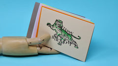 Ark Birthday Tiger Greeting Card