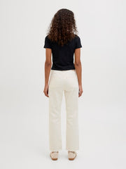 JJXX - Slim Crop White Denim Jeans