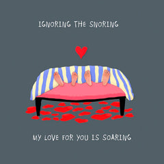 Sally Scaffardi - Ignoring The Snoring Card