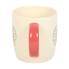 Folk Heart Mum Ceramic Mug
