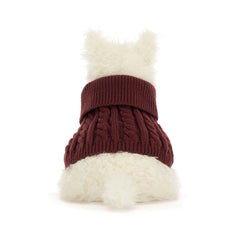 Jellycat Munro Scottie Dog 'Winter Jumper'