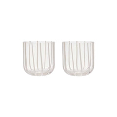 OYOY Living Mizu Glass Set of 2 - Clear