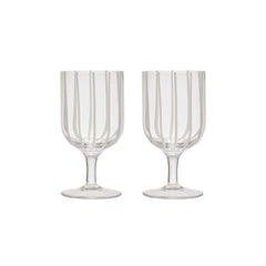 OYOY Living Mizu Wine Glass Set of 2 - Clear