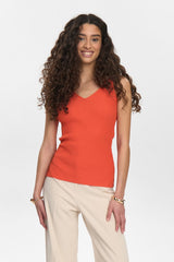 Numph Cerys Top - Cherry Tomato