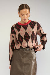 Numph Tikla Pullover - Goji Berry
