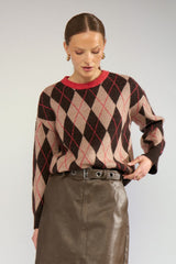 Numph Tikla Pullover - Goji Berry