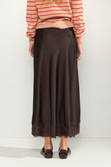 Numph Nadine Skirt - Black Coffee