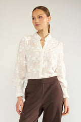Numph Lenea Shirt - Bright White
