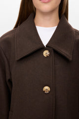 Numph - Kimberly Coat in Black Coffee