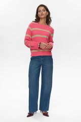 Numph Kristy Pullover- Fandango pink