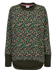 Numph Nunicola Flower Sweatshirt- Rosin