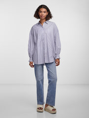 Pieces Allie Smock Shirt -Blue
