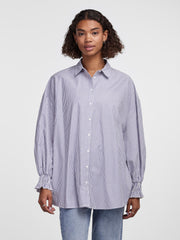 Pieces Allie Smock Shirt -Blue