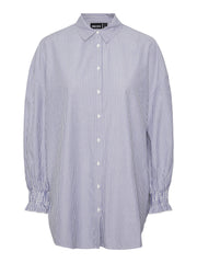Pieces Allie Smock Shirt -Blue