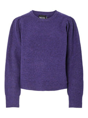 Pieces Olivia Knit Jumper - Ultra Violet