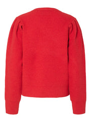 Pieces Olivia Knit Jumper - High Risk Red
