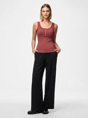 Pieces Kitte Vest Top - Apple Butter