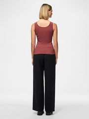 Pieces Kitte Vest Top - Apple Butter