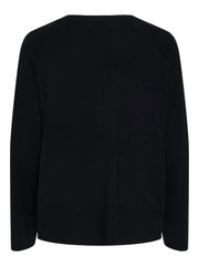 Pieces Sia Knit Jumper - Black