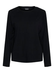 Pieces Sia Knit Jumper - Black