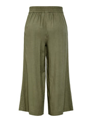 Pieces Pia Wide Leg Culotte - Deep Lichen Green