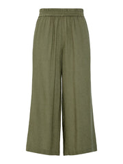 Pieces Pia Wide Leg Culotte - Deep Lichen Green