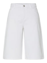 Pieces Denim Jorts - Bright White