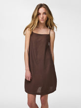 Pieces Pia Strap Short Dress - Coffee Quartz
