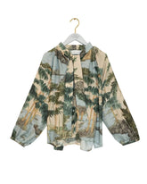 One Hundred Stars Rivers and Trees Natural Pussybow Blouse