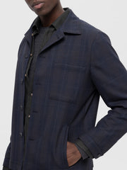 Selected Homme Slim Robert Hybrid Blazer - Navy/Brown