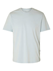 Selected Homme Aspen Organic T-Shirt Cashmere Blue/Egret