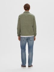 Selected Homme Loose Tony Cord Overshirt - Vetiver