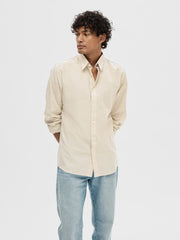 Selected Homme - Linen Shirt- Pure Cashmere
