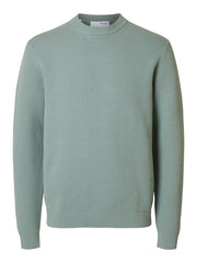 Selected Homme Dane Crew Neck Jumper - Iceberg Green