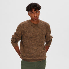 Selected Homme Vince Knit Sweater - Demitasse/Dachsund