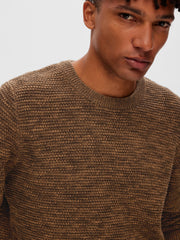 Selected Homme Vince Knit Sweater - Demitasse/Dachsund