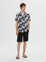 Selected Homme Air Shirt - Sky Captain Floral