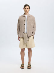 Selected Homme Oatmeal Overshirt