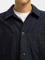 Selected Homme - Regular Denim Jacket in Dark Blue