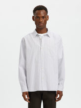 Selected Homme - Oxford Shirt in Bright White/Stripes
