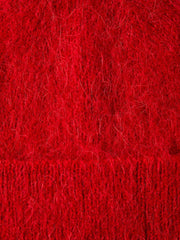 Selected Alpaca Blend Beanie- Equestrian Red
